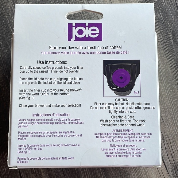 Joie Single Cup Coffee Filters 4 pack for Keurig - Picture 2 of 4